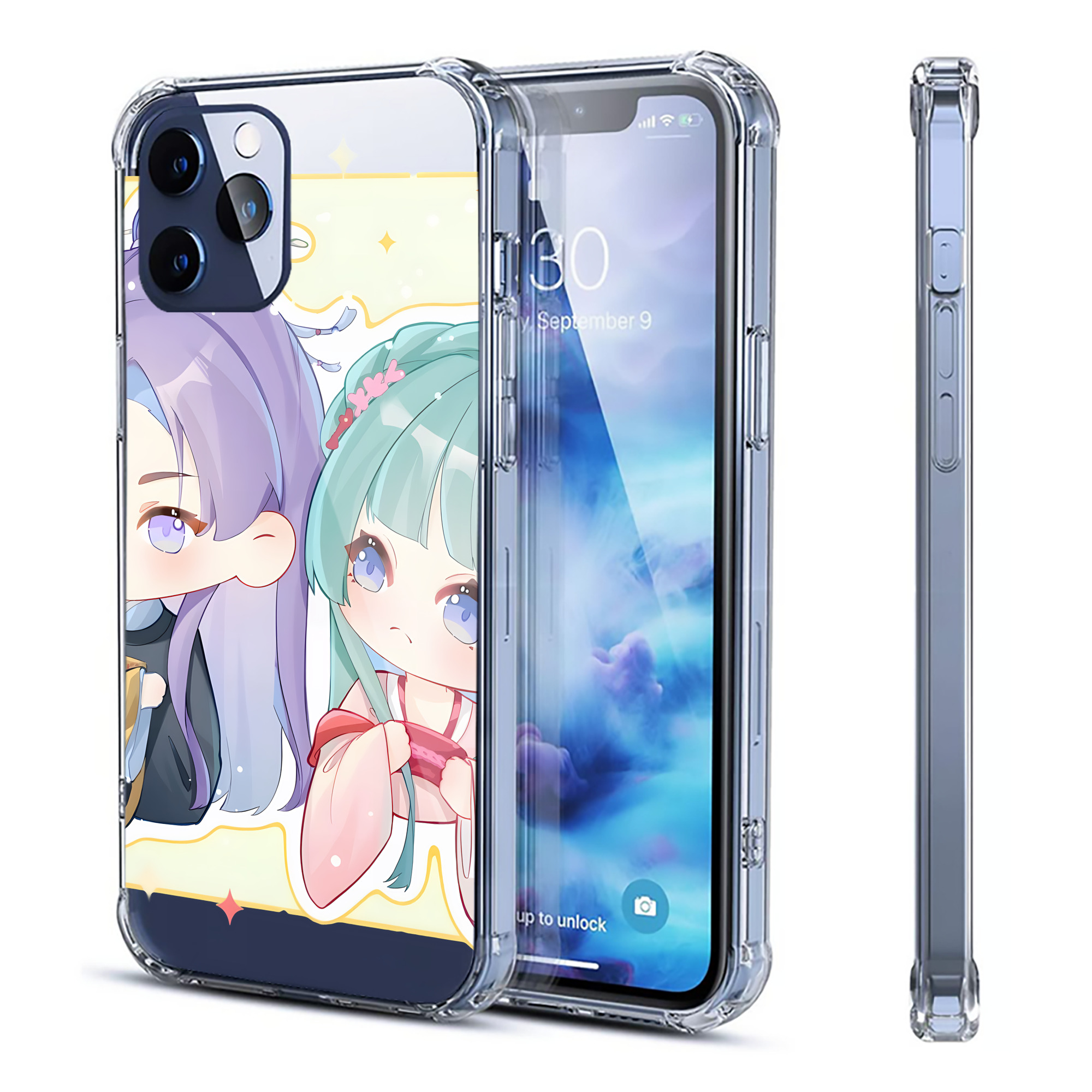（画像用） 薬屋のひとりごと The Apothecary Diaries 【iPhone 12シリーズ対応】透明スマホケース（クリアソフトケース）